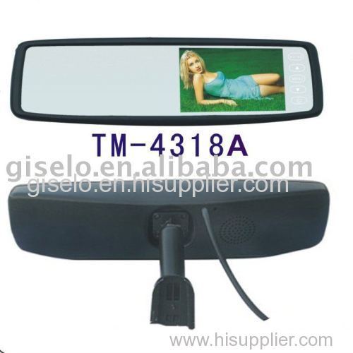 4.3 inch original car monitor/TFT-LCD monitor/car TFT LCD/back view monitor/car mirror