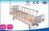 Mobile Semi Fowler Adjustable Hospital Beds With Wooden Mattress Base