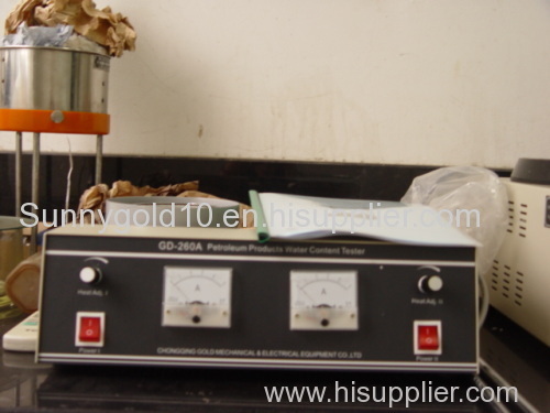 GD-260A Double Units petroleum Water Content laboratory instrument