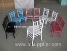 Contemporary Ivory UV protection Mahogany Wood Chiavari Chair For Outdoor Event