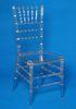 Durable Polycarbonate Resin Crystal Chiavari Chair , Dining Stackable Armless Chairs
