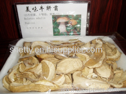 Natural Wild Dried Boletus Edulis Mushroom