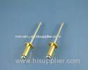 Color Stainless Steel / Copper Open End Blind Rivets Large Flange Rivet