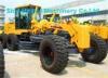 Yellow SHMC Construction Motor Graders GR165 with D6114 Engine , 15000kg Payload