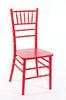 Durable Burgundy Wood Chiavari Chairs / Outdoor Commercial Chair BIFMA