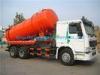 SINOTRUCK HOWO 12M3 Sewage Suction Truck 6X4 in White , 290HP 336HP
