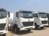 Sinotruk HOWO 6x4 Concrete Mixer Trucks in White , 8 Cubic Meters