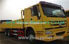 Yellow 40 ton Heavy Cargo Trucks 290HP / HOWO 6X4 Heavy Haulage Trucks