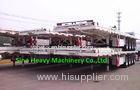 SINO TRUK Utility 3 Axles Semi Trailer Trucks / Flat Low Bed Trailer