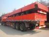 Sino Truk Double Containers Semi Trailer Trucks , Red Diesel Truck Trailer