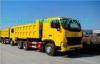 336HP 6x4 HOWO A7 Heavy Duty Dump Truck EURO II in White Yellow