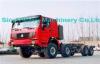 Green 336HP 371HP 60 Ton Semi Trailer Truck with 8x8 Wheel Drive , EURO II Standard