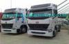 Black 420HP Unloading Heavy Duty Trucking HOWO A7 , 4X2 Truck