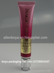 2oz hot stamp printing plastic tube for cosmetic packaging