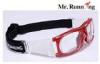 Prescription Basketball Glasses , Red Frame Optical Goggles For Lady