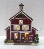 Lighted Porcelain Christmas Holiday House DS1611G