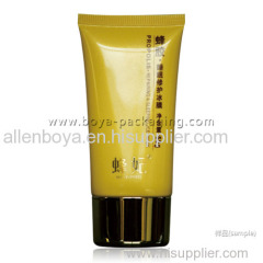 cosmetic flat plastic tube