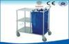 Multifunctional Medical Trolley , Stainless Steel Clinic Hand Cart