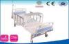 Medical Manual Adjustable Hospital Beds With PP / ABS Head And Foot Board