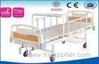 ICU Patient Bed Sickbed With Turning Table , Aluminum Alloy Handles