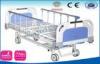 Manual Adjustable Hospital Beds Medical Furniture With Center Control Lock