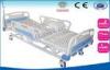 Triple Folding Manual Hospital Bed , Luxury Patients Intensive Care Bed