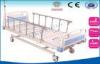 Mobile Medical Beds , ICU Patient Beds With PP / ABS Head And Foot Board