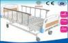 Folding Semi Fowler Manual Hospital Bed , Aluminum Rails Ward Beds
