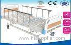 Folding Semi Fowler Manual Hospital Bed , Aluminum Rails Ward Beds