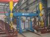 8.2kw Electrical Steel Gantry welding machine , Motorized H-beam Production Line 200 - 1500mm Web he