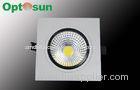 820lm White Mounted Square Dimmable LED Downlights 10 Watt for Public , 3000K - 7000K CCT