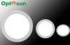 Aluminum SMD3014 10W 700lm Round Flat Panel Led Lights 180x15mm Dia in Warm White , CE ROHS Approve