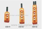 Hoist Waterproof COB Push button Switch , Small Remote Control Switches 2 / 4 / 6 lines