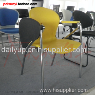 Plastic stacking lecture chair with elegent outlook