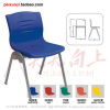 elegant fashion PP stacking lecture chair with writing tablet