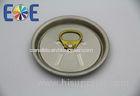 EOE Lid 206 Ring Pull Tab 57mm Soft Drink Lid , Peel Off Lids