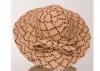 Mix Color Raffia Sun Hats / Raffia Braid Hat With Black Pink Bowknot For Decoration