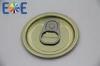 Metal Can Cap 200# 50mm Full Open Canned Food Lids , Metal EOE Lids