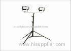 High Mast Telescopic Portable Light Towers , 2 * 500w 2 * 10000lm