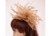 Brown PP Sinamay Fascinator Decoration Headwear Ladies Hat For Fashion