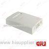 Ivory ABS Rectangle 86*120 Type Rj45 Surface Mount Boxes US Style