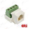 Audio & Video Cat3 RJ11 keystone jack for Structure Cabling System