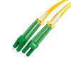 LC/PC - LC/PC Single Mode Duplex FO Patch Cord for LAN , Optic Fiber Sensors