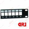 Rj45 1U 24 port FTP Rack Mount patch panel , empty patch panels with 110 IDC