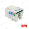 Krone / Dual IDC type CAT5e connector / UTP Rj45 Keystone Jack 90 Degree