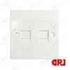 Rj45 network cable White or Ivory 86*86 apyrous faceplate