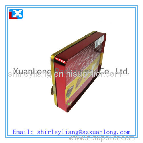 Rectangular Cookies Tin Box/ Metal tin box