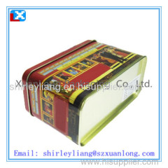 rectangular wholesale metal tins