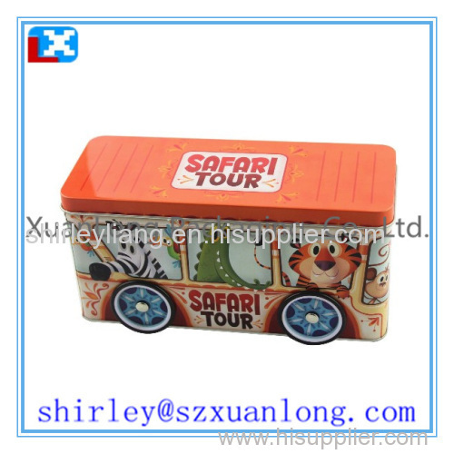 Rectangular Cookies Tin Box