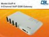GSM Dial 4 ports NTP VoIP SIP & H.323 Gateway VLAN / QoS